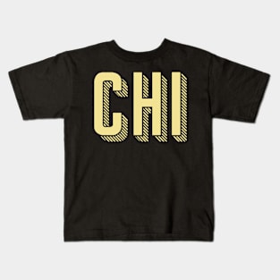 Yellow Chi Sunshine Letter Kids T-Shirt